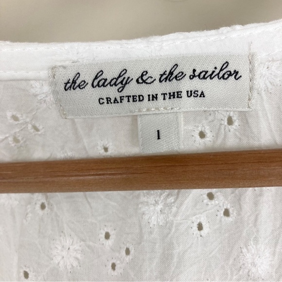 The Lady & The Sailor Eyelet Maxi Slip Dress - Picture 3 of 6